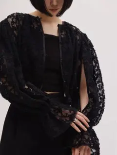 amerivintage BRUSHED LACE VOLUME BLOUSEのサムネイル