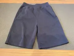 UNIQLO C スウェットワイドショーツ M ネイビー