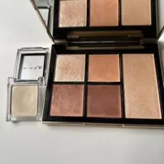 ページュ系アイシャドウ　SNIDEL01、KATE46