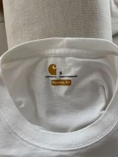 【Carhartt】 ポケットTシャツ ホワイト Sサイズのサムネイル
