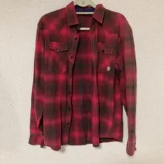 エレメント　element 赤チェック　ネルシャツ