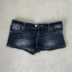 デニムショートパンツ ミニ Y2K 平成ギャル