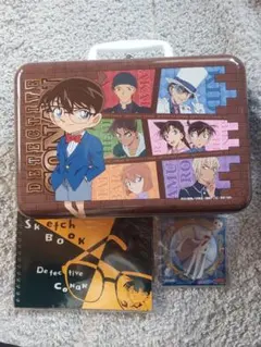 名探偵コナン⭐缶バック、ノートアクスタセット