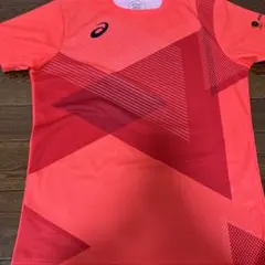 ASICS バレーボールシャツ オレンジ JAPAN