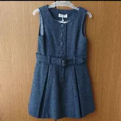 【新品タグ付き】ギンザのサエグサ ジャンパースカート 100cm