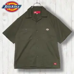 Dickies　ワークシャツ　オープンシャツ　短丈　TC素材のサムネイル