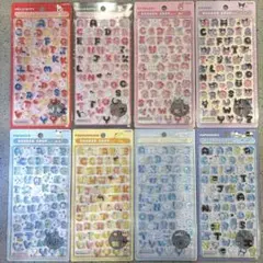 正規品】サンリオ文字 アルファベット ボンボンドロップシール 8枚