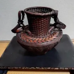 網代籠 呂宋 花器 - メルカリ