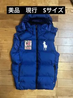 Polo Ralph Lauren ダウンベスト 青　現行