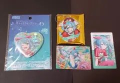 プロセカ ワンダショミクグッズセット 缶バッジ 　アクキー　 カード