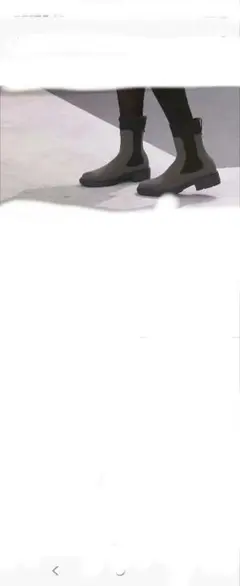 ダークブラウン サイドゴアブーツ