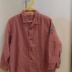 再度値下げしました！　ミキハウス　ブラウス　チェックシャツ　110㎝