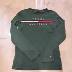 TOMMY HILFIGER 長袖カットソー ダークグリーン