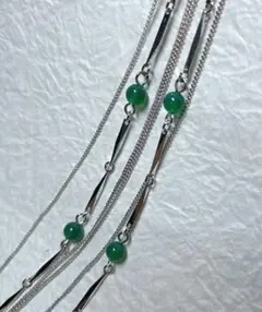 ３連チェーンネックレス