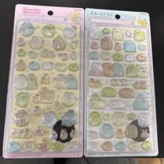 値下げ国内正規品すみっコぐらしボンボンドロップシールピンク、ブルー２枚セット