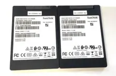 ③-WA188-SanDisk SATA 256GB SSD 2.5 2点