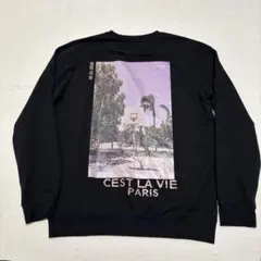 SHEIN バックプリント トレーナー