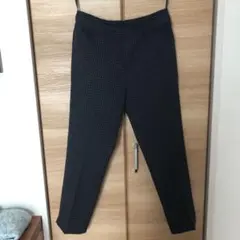 新品未使用 タックパンツ アンクルパンツ チェック
