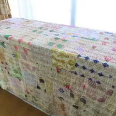 カンバディア パッチワーク マルチクロス　アジアン　一点物　おしゃれ　M251