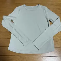 GU ソフトリブクルーネック長袖Tシャツ M 未使用