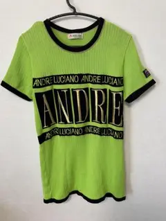 ANDRE LUCIANO 半袖 ニット ロゴ 刺繍のサムネイル