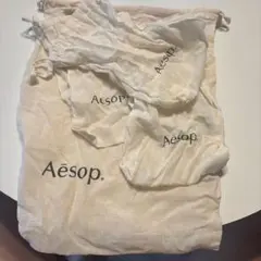 Aesop イソップ ショップ袋 巾着 コットンバッグ化粧ポーチ メイクポーチ