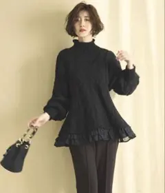 ルイルエブティック　タートルネック　ニット　レイヤード