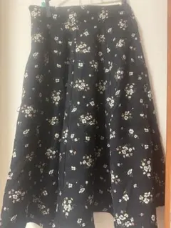 earth music & ecology 花柄スカート FREEサイズ