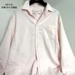 フランク＆アイリーン 希少S シャツ LUKE ルーク 綿 ダメージ加工 ピンク