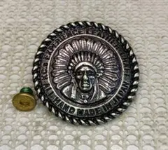 KC,s ケイシイズ インディアン ネジ式 コンチョ 31mm ヴィンテージ