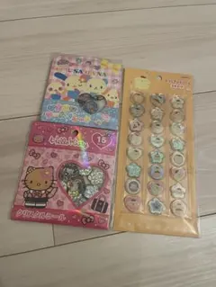 新品 おはじきふうシール ポムポムプリン サンリオ　キティ　クリスタルシール