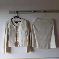 anyFAMジャケットスカートスーツ ジャケット2号スカート1号 クリーニング済