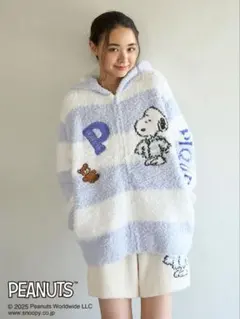 PEANUTS HOMME オリジナルアートジャガードパーカ スヌーピー