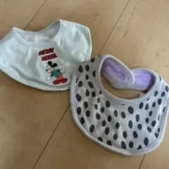 ミッキーマウス スタイ 2枚セット 50-70cm