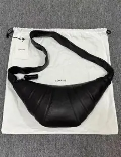 LEMAIRE クロワッサン ショルダーバッグ ブラック