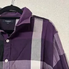 BURBERRY チェック柄 長袖シャツ L