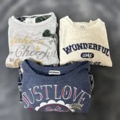 子供服 女の子 冬服 150 3枚セット まとめ売り