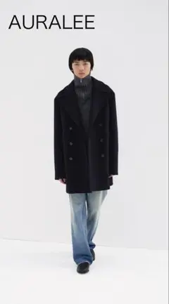 AURALEE 24aw SPONGE WOOL MELTON P-COAT - メルカリ