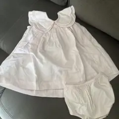 jacadi ピンク ドレスとパンツセット 6M