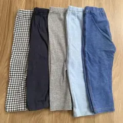 ユニクロ　レギンス 5点セット　80