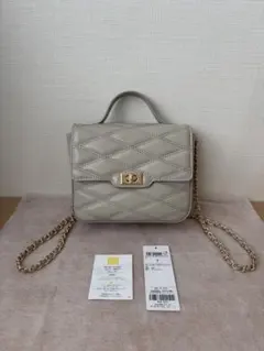 【未使用】23区 キルティング トップハンドル ショルダーバッグ 2WAYのサムネイル