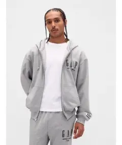 30thアニバーサリーヘビーウェイトフレンチテリーGAPロゴジップアップパーカー