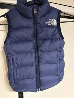 Northface down jacket vest 90cm blueのサムネイル