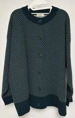 ダイヤ柄ジャガードカーディガン