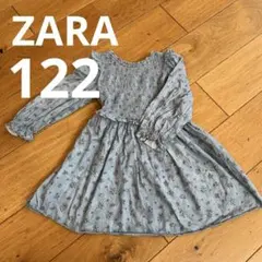 ZARA 花柄ワンピース　122cm 6-7y