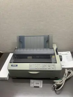 出品No.875 エプソンドットプリンタ VP880 動作OK新品リボン付 - メルカリ