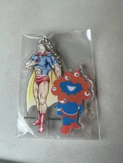 キン肉マン×ミャクミャク　コラボキーホルダー