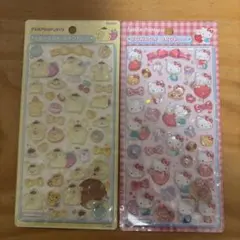ボンボンドロップシール　ポムポムプリン　ハローキティ