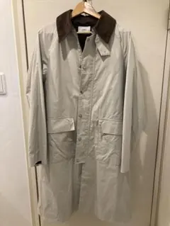 INHERIT コーデュロイ襟 トレンチコート