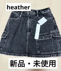 Heather デニムカーゴミニスカート グレー Mサイズのサムネイル